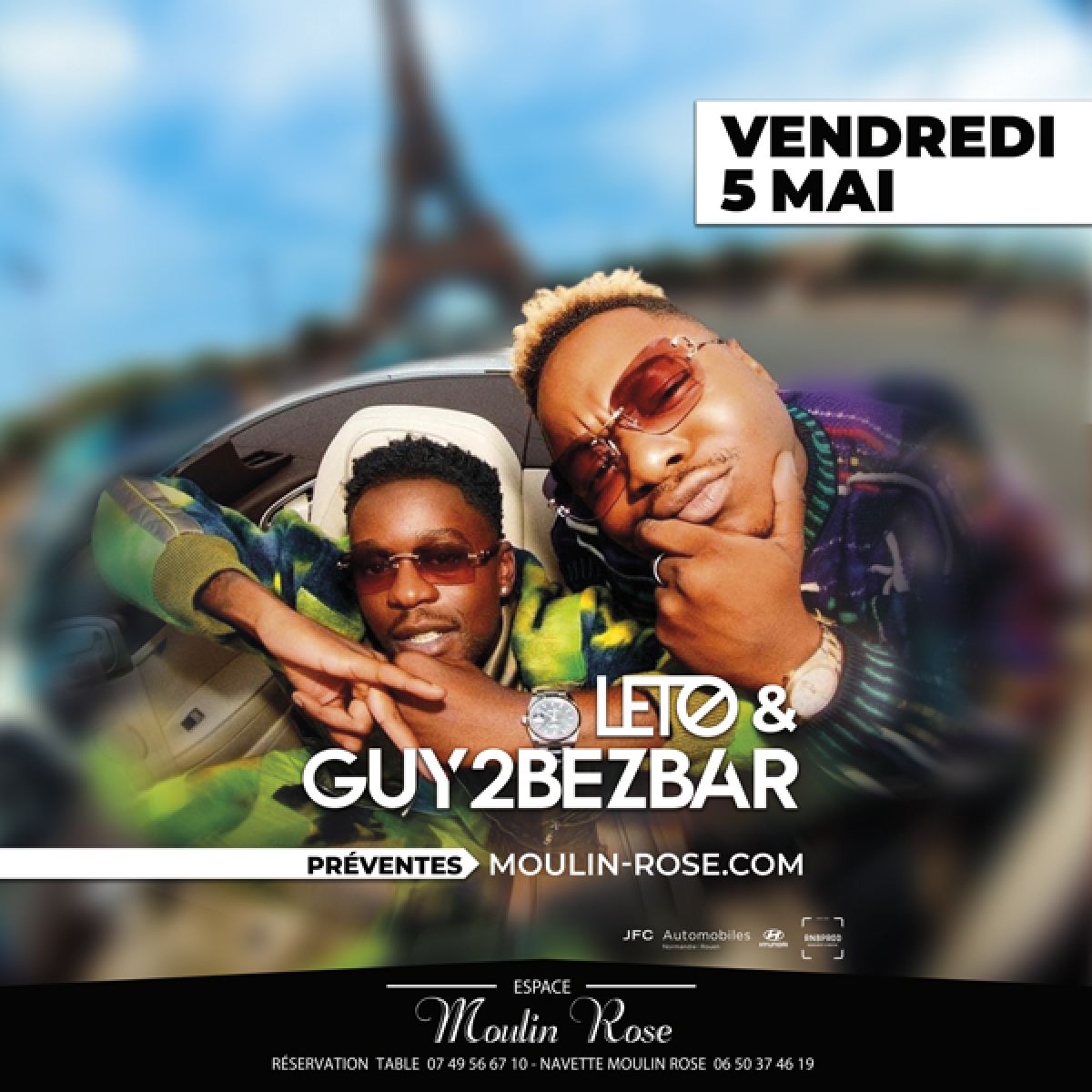 Showcase LETO x GUY2BEZBAR - Moulin Rose
