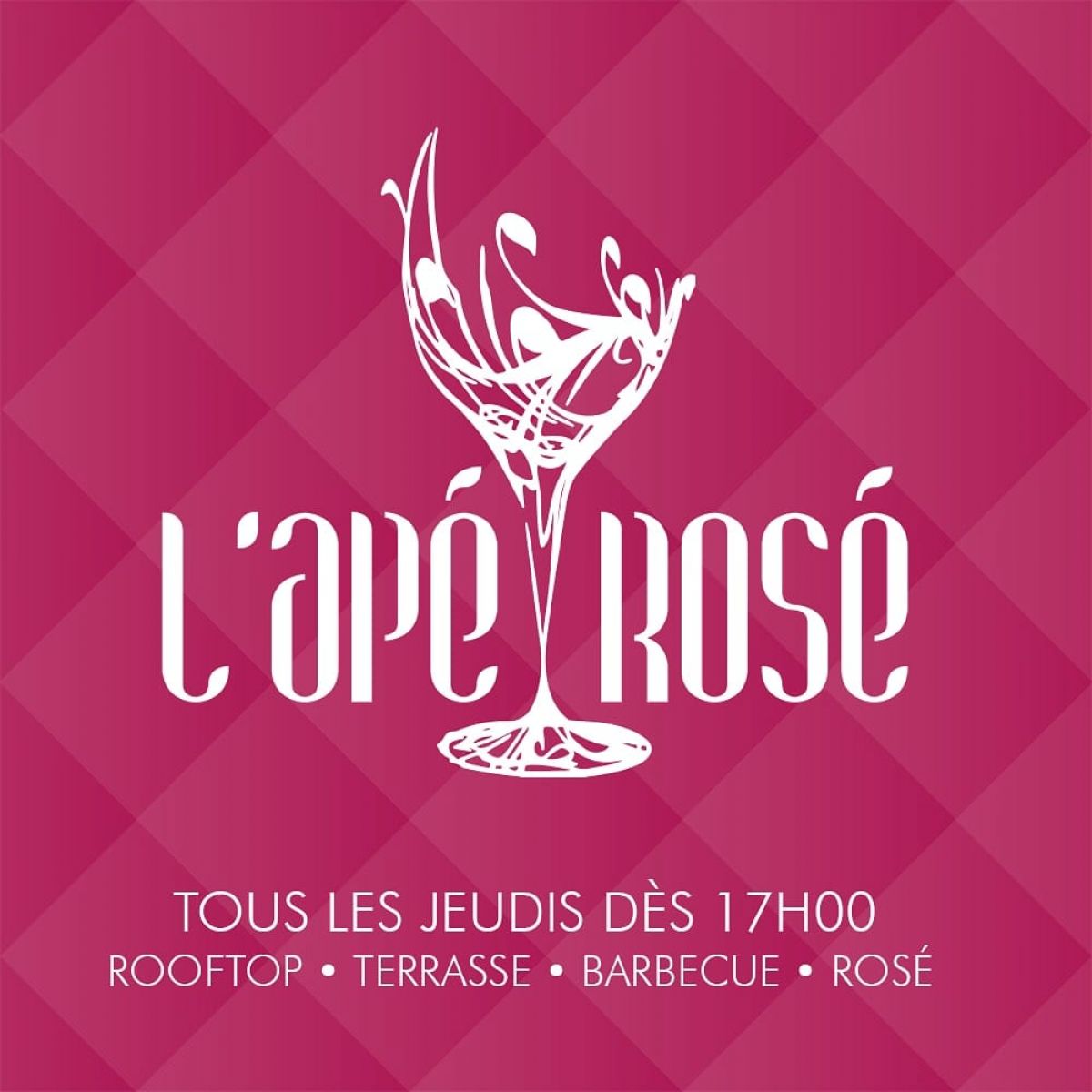AFTER WORK L APEROSE TOUS  LES JEUDIS DE 18H A 2H