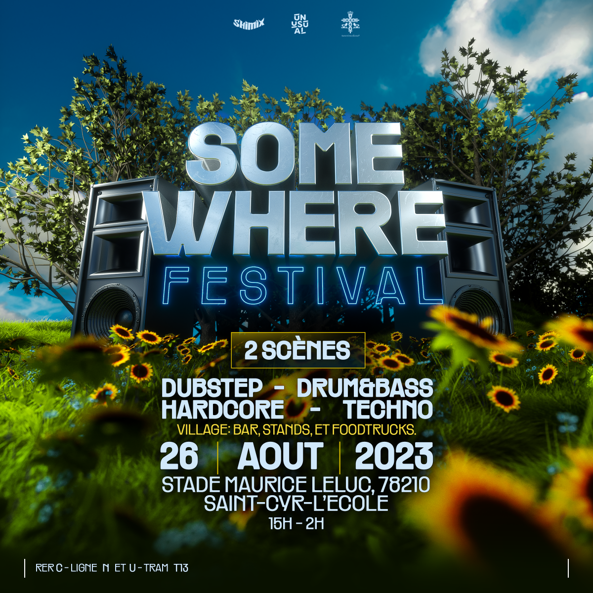 SOMEWHERE Festival 2023 !! D&B / DUBSTEP / HARD / TECHNO