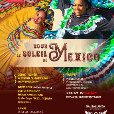 Soirée De Fin D'année SalsAlianza - Sous le Soleil de Mexico -