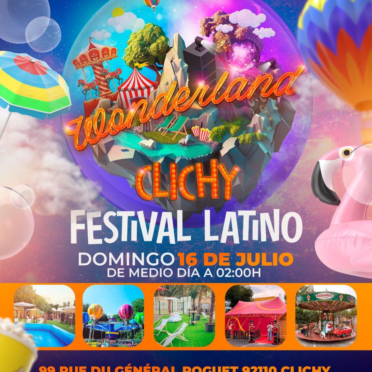Wonderland Festival Latino Clichy