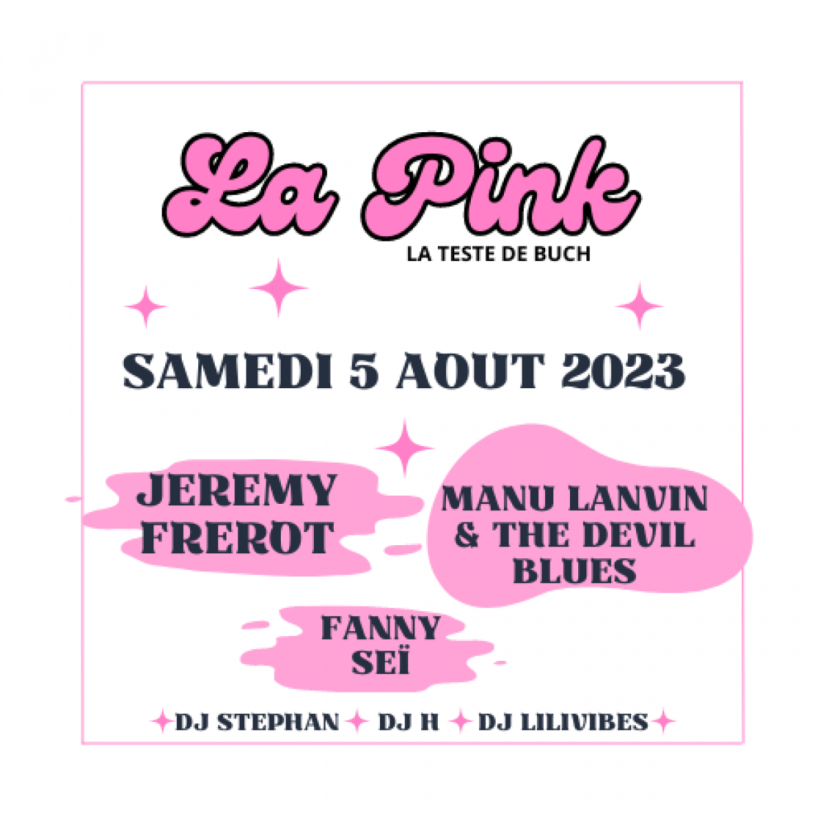 PINK Party, le grand concert de l'été avec Jeremy Frérot, Manu Lanvin et Fanny Seï