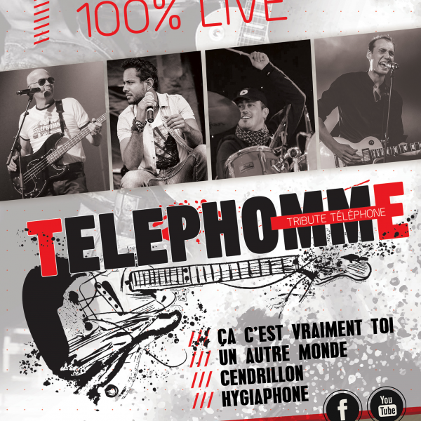 Concert de Téléphomme (tribute Téléphone)