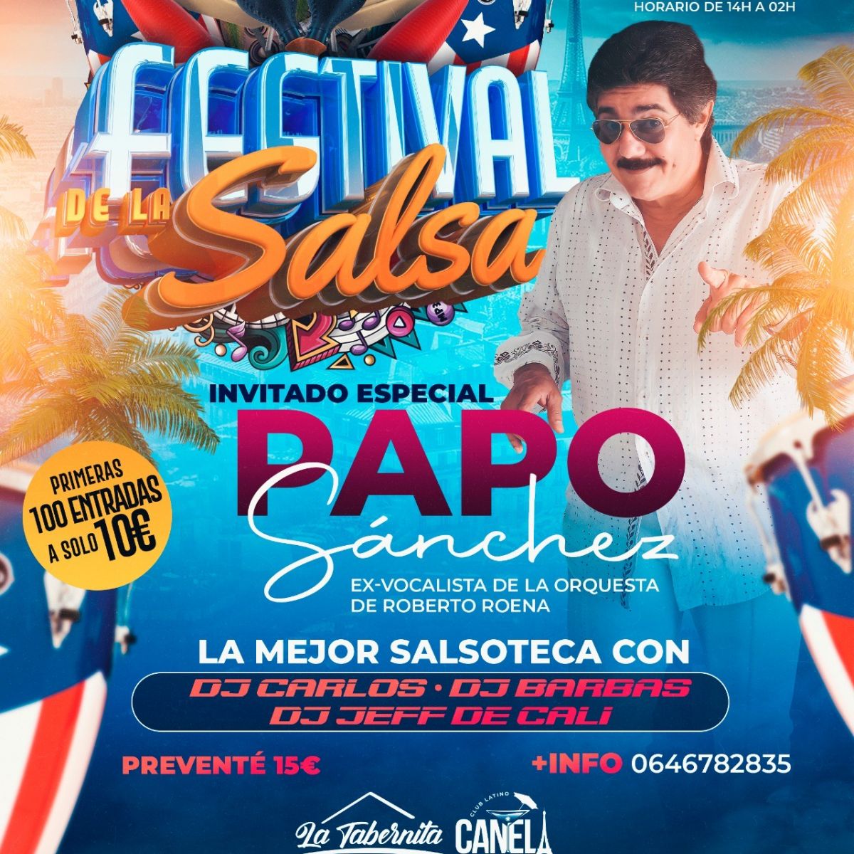 Festival de Salsa Clichy Papo Sanchez ( EX Roberto Roena )