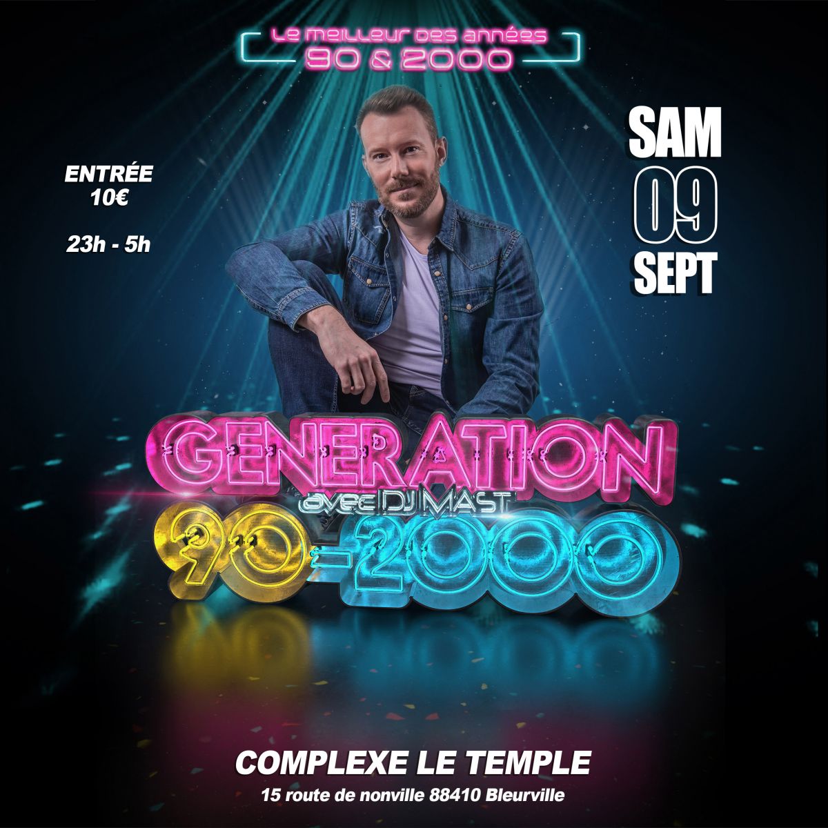 Génération 90 2000 avec DJ Mast