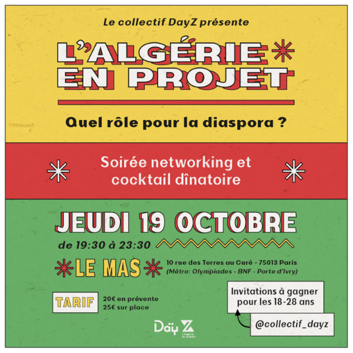 Soirée de lancement du Collectif Day Z - PREVENTES EPUISÉES