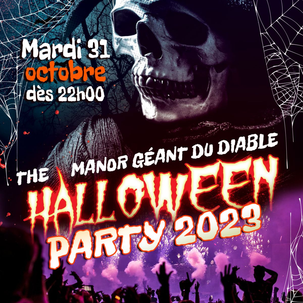 LE MANOIR GEANT DU DIABLE DE L' HORREUR HALLOWEEN PARTY 2023  PARIS 16EME