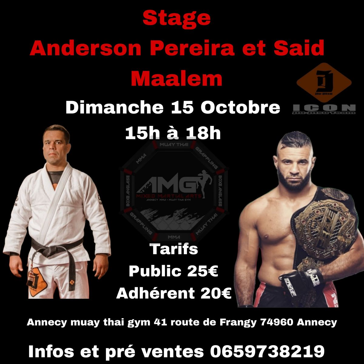 STAGE ANDERSON PEREIRA ET SAID MAALEM