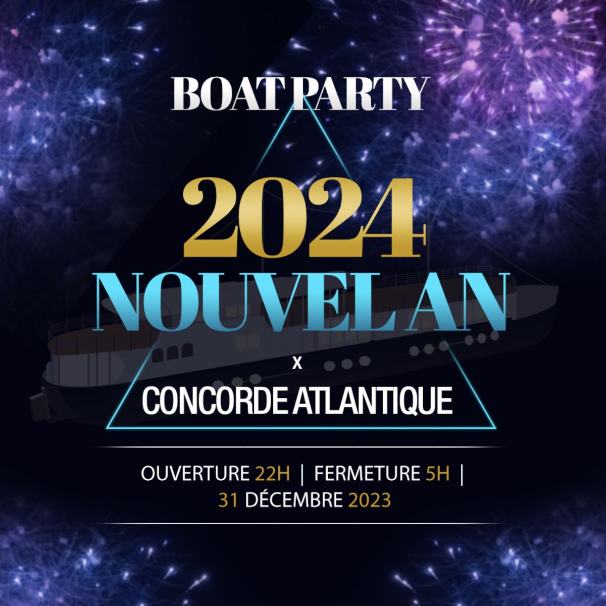 Boat Party - Nouvel An