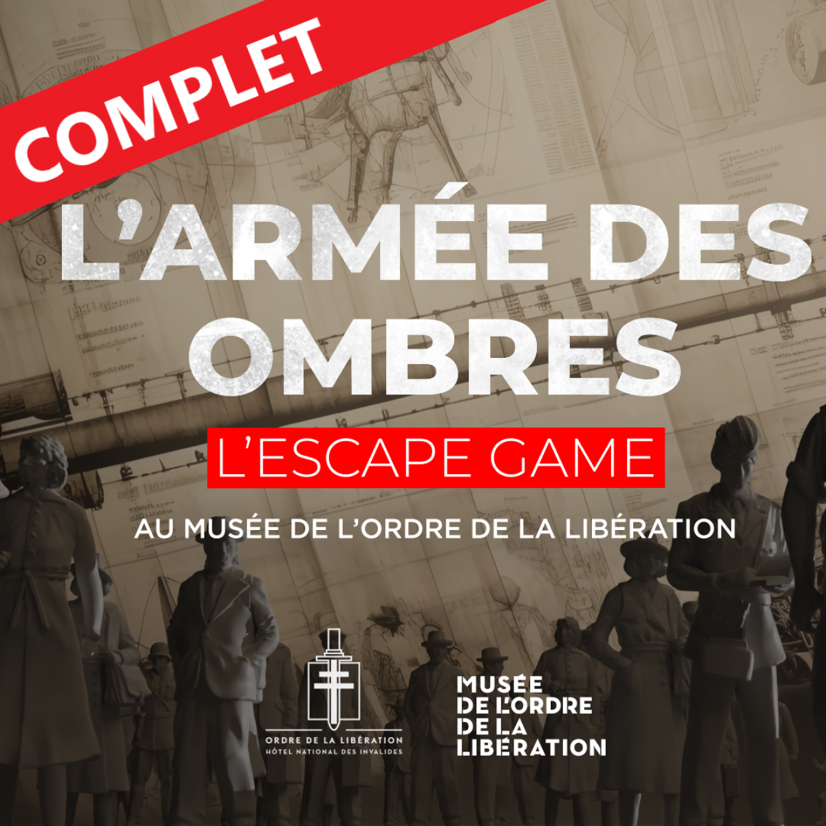 L'armée des ombres - l'escape game