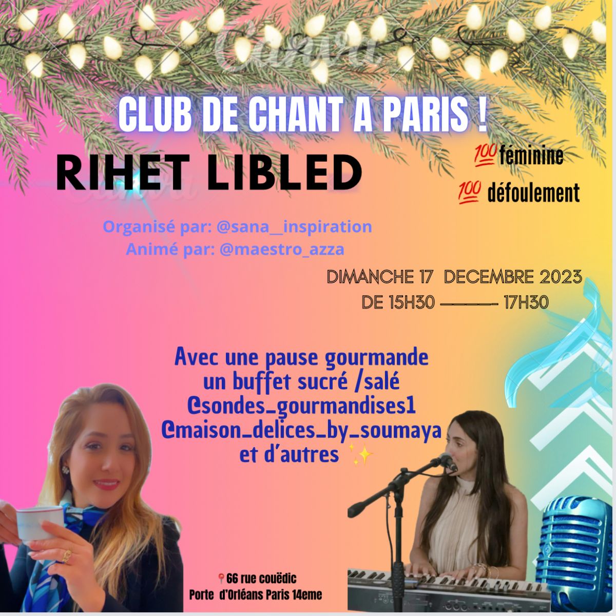 Club de chant RIHET LIBLED by Sana inspiration