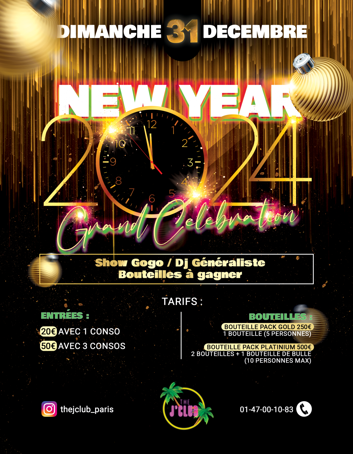 Soirée clubbing réveillon SAINT SYLVESTRE