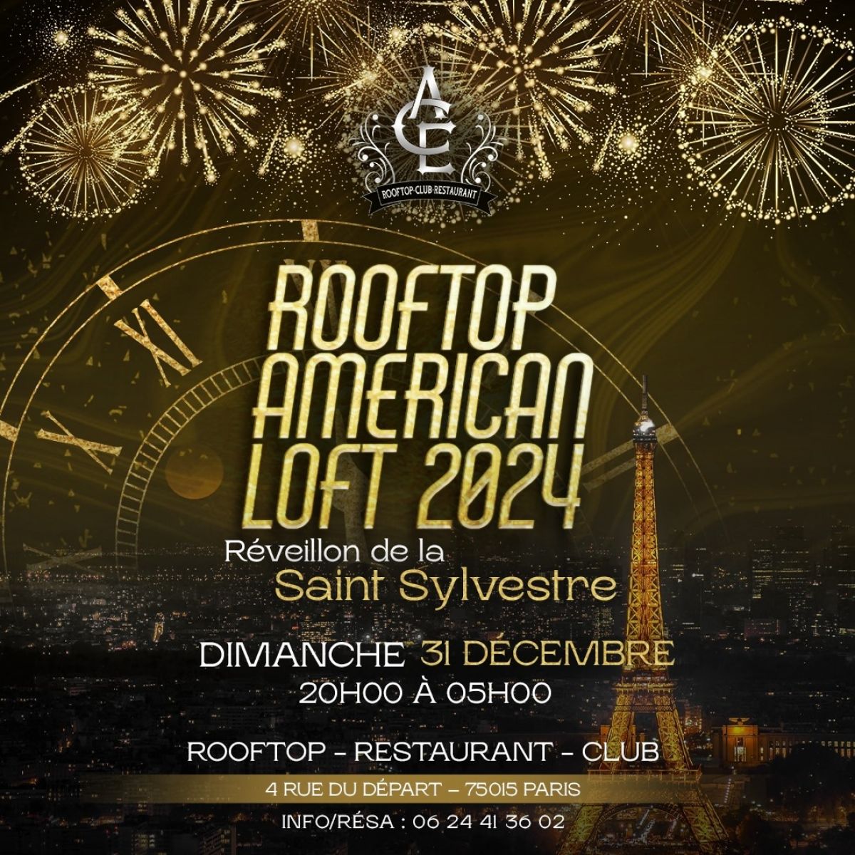 REVEILLONS SAINT SYLVESTRE ACE CLUB
