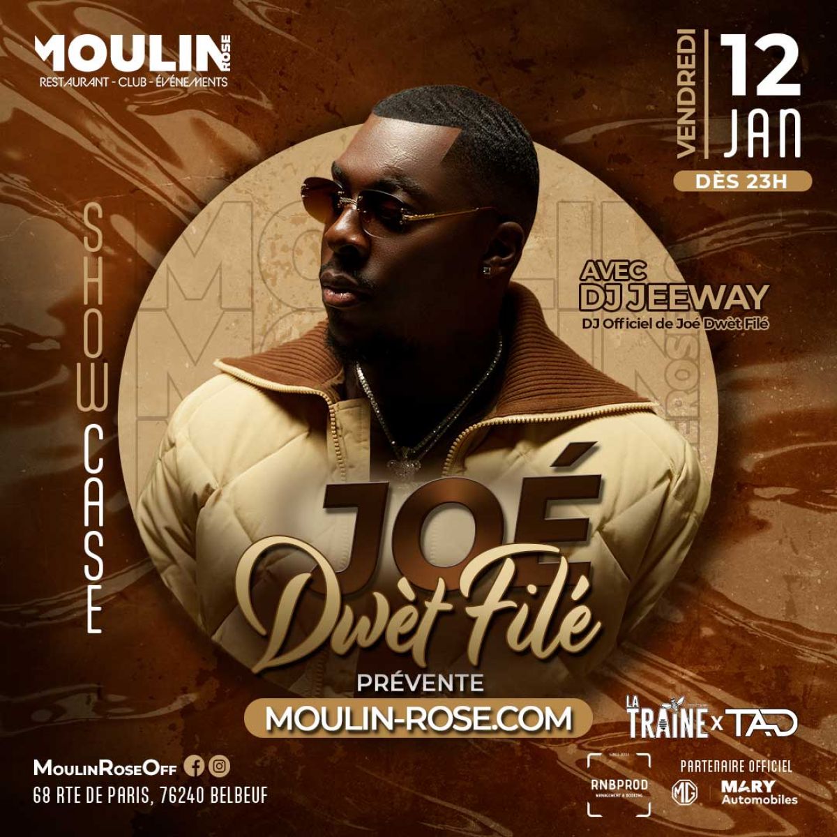SHOWCASE JOÉ DWÈT FILÉ - Moulin Rose