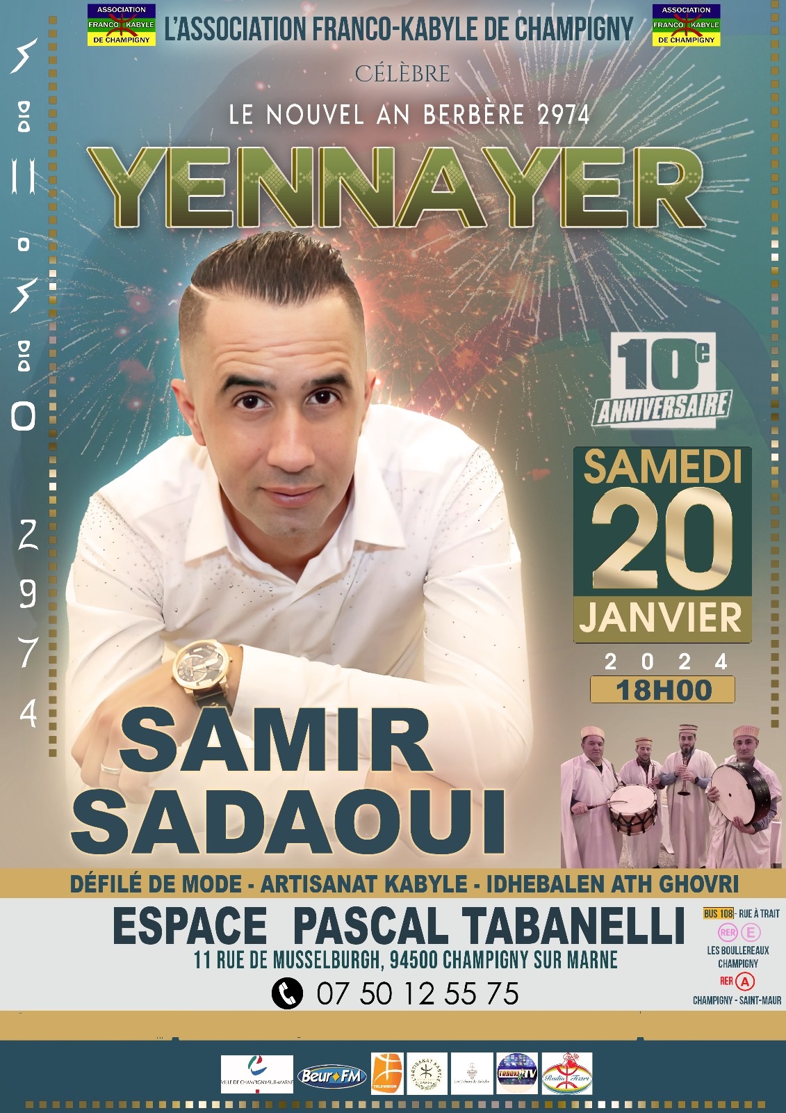 12 janvier 2024. Célèbration de la fête de Yennayer 2024