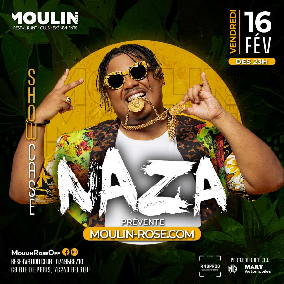 SHOWCASE NAZA - Moulin Rose