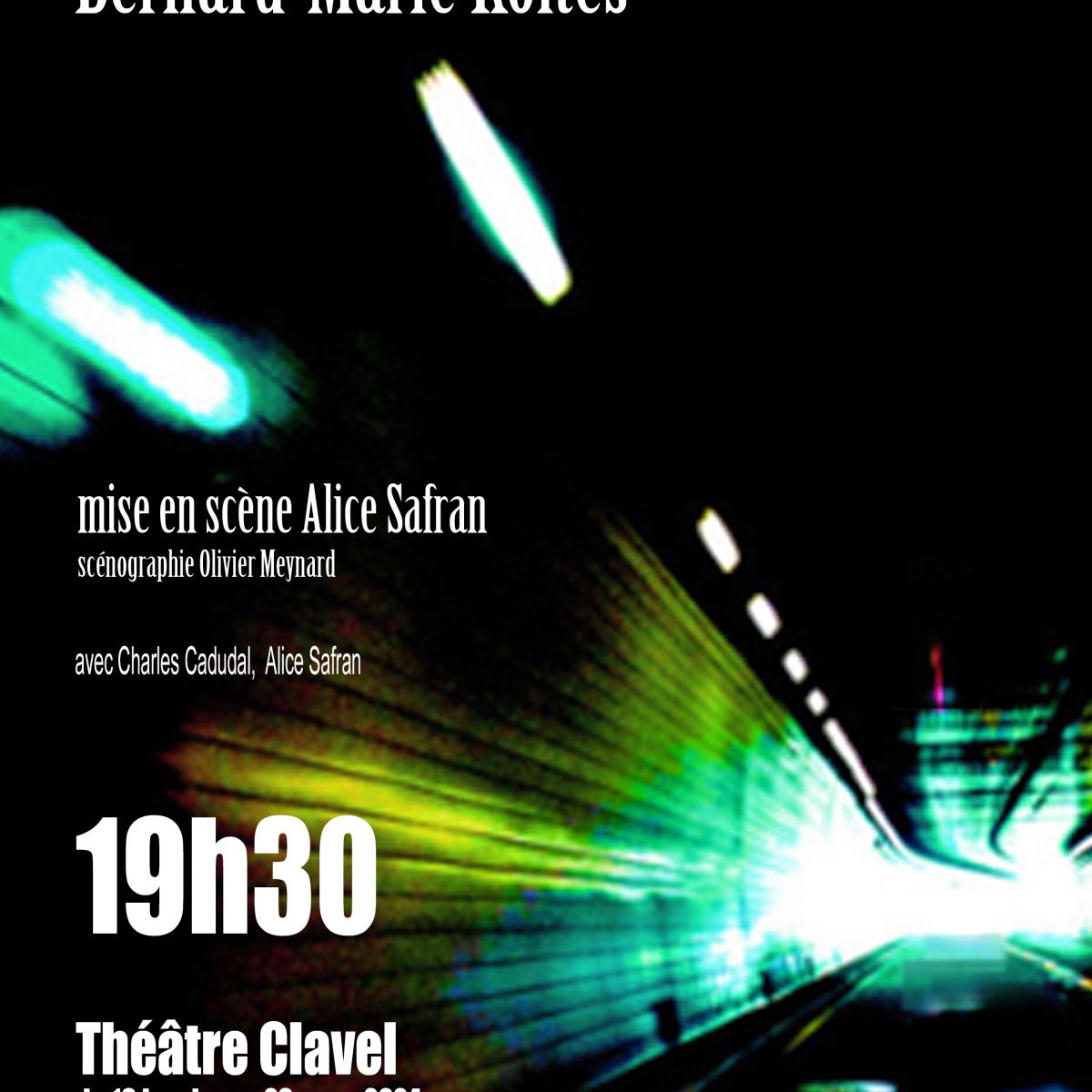 Spectacle Dans la solitude des champs de coton de Bernard-Marie Koltès