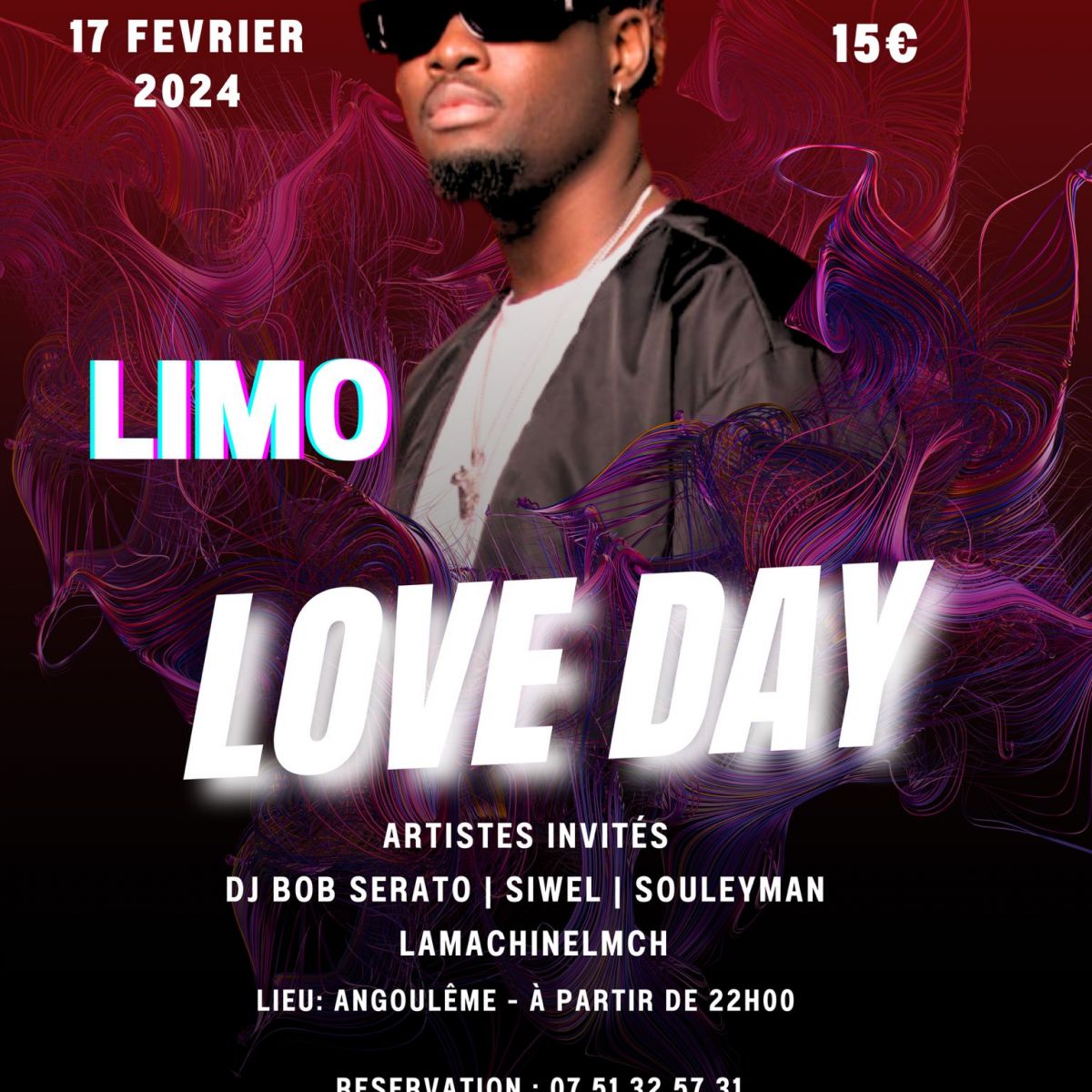 LOVE DAY with LIMO in ANGOULÈME city(17/02/2024)