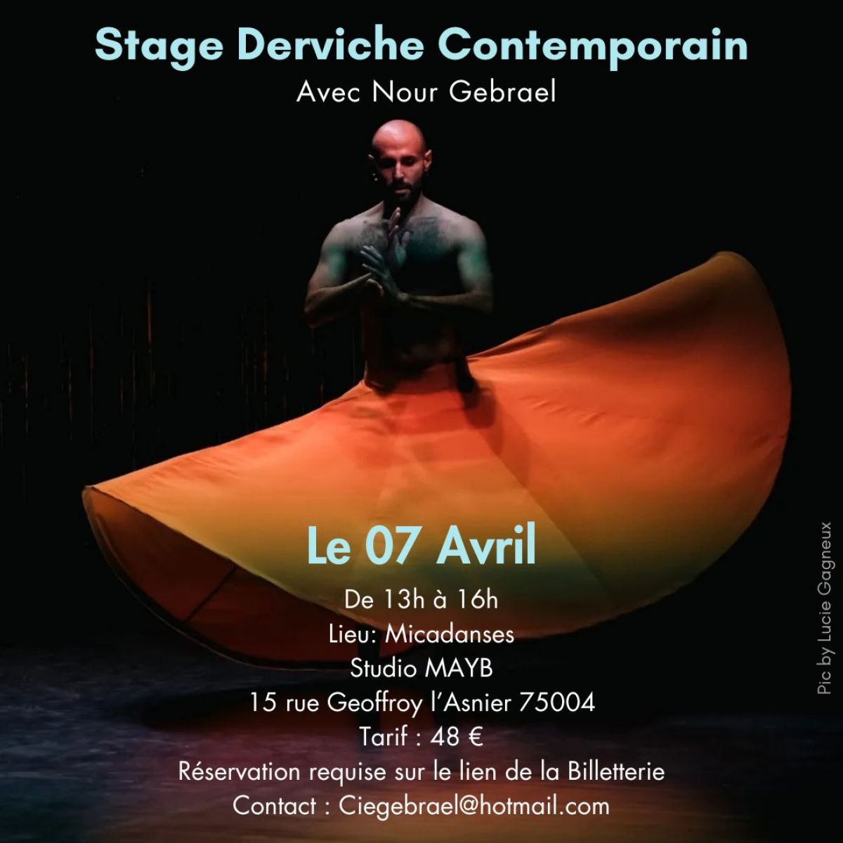 Stage derviche Contemporain Avril