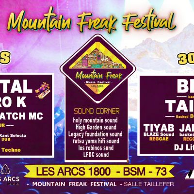 Mountain Freak Fest #2 -- Les ARCS 1800  -- 29 & 30 Mars 2024 --