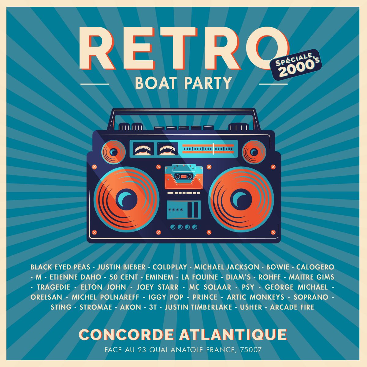 RETRO BOAT PARTY