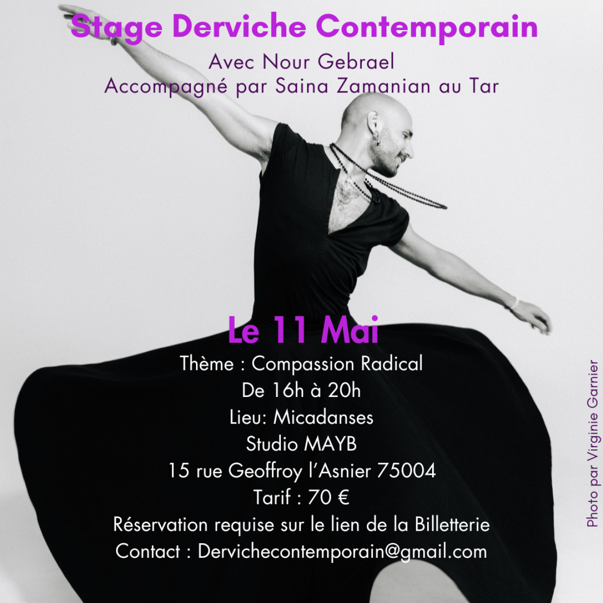 Stage derviche Contemporain Mai