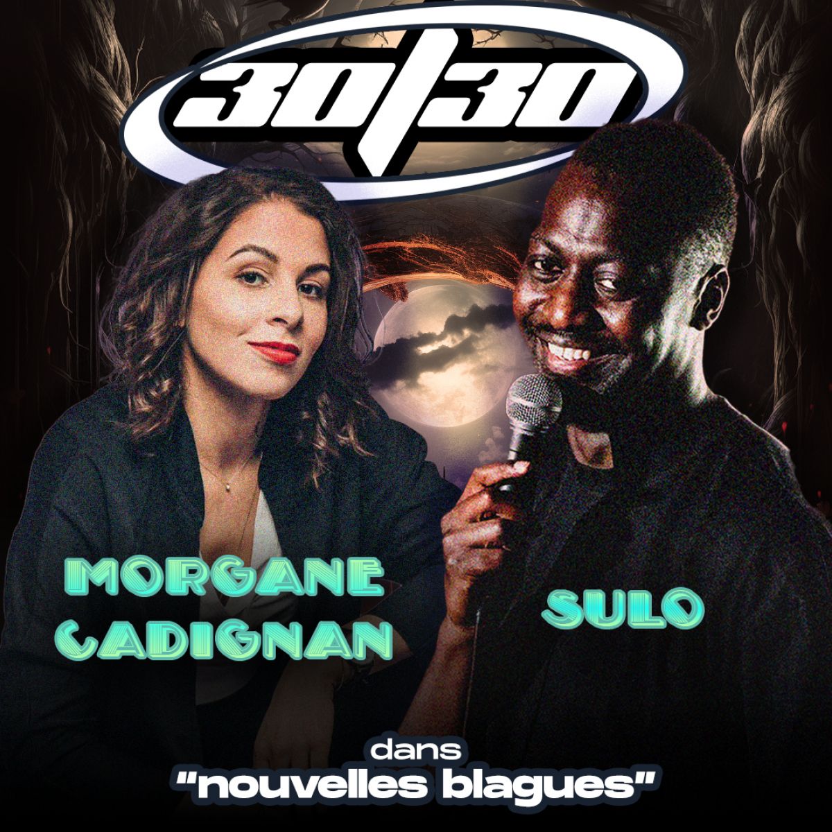 Morgane Cadignan X John Sulo dans "Nouvelles Blagues"