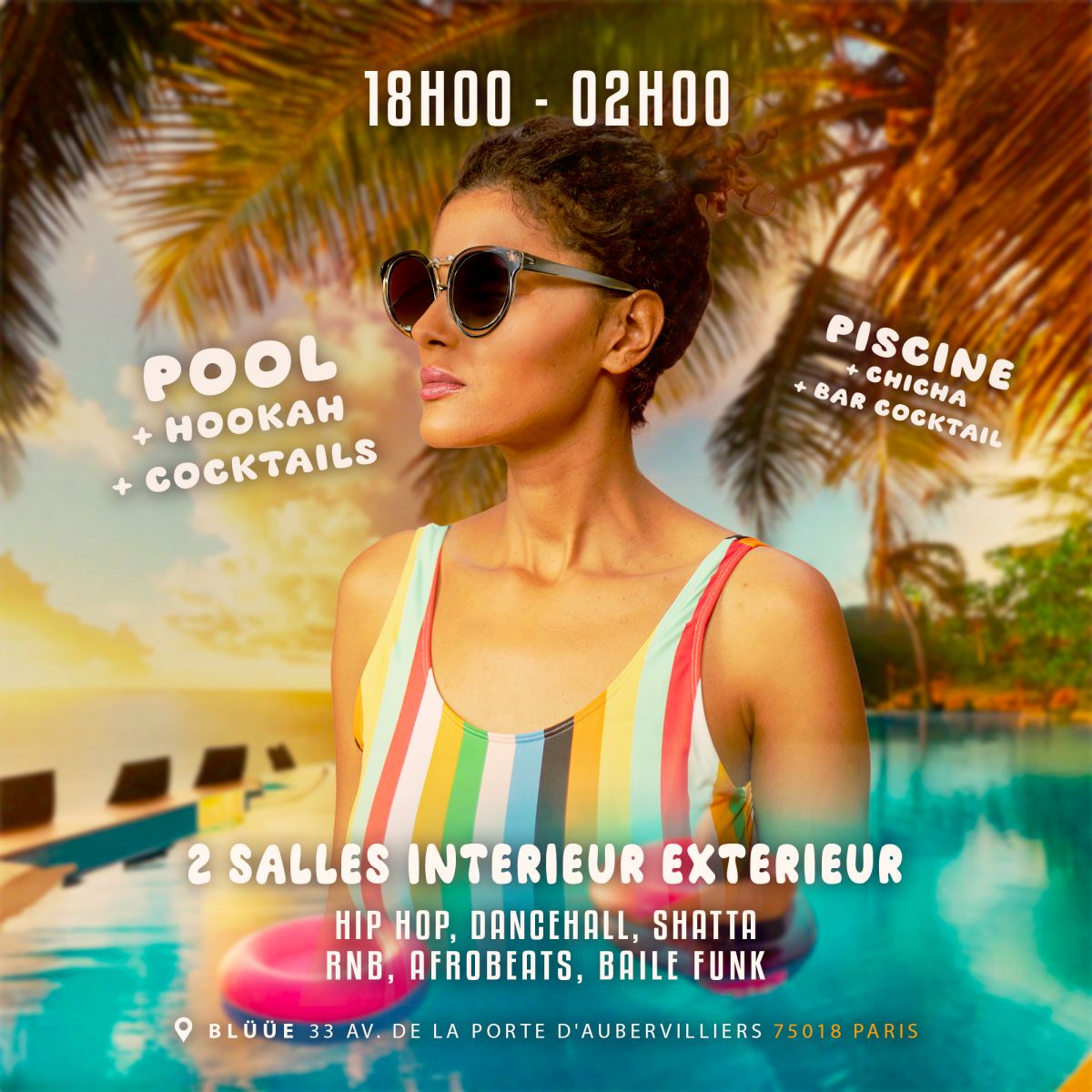 Afro Pool Party in Paris