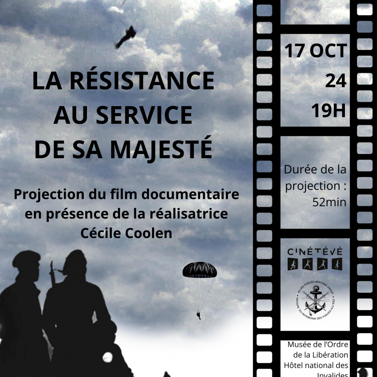 Soirée culturelle "La Résistance au service de sa Majesté"