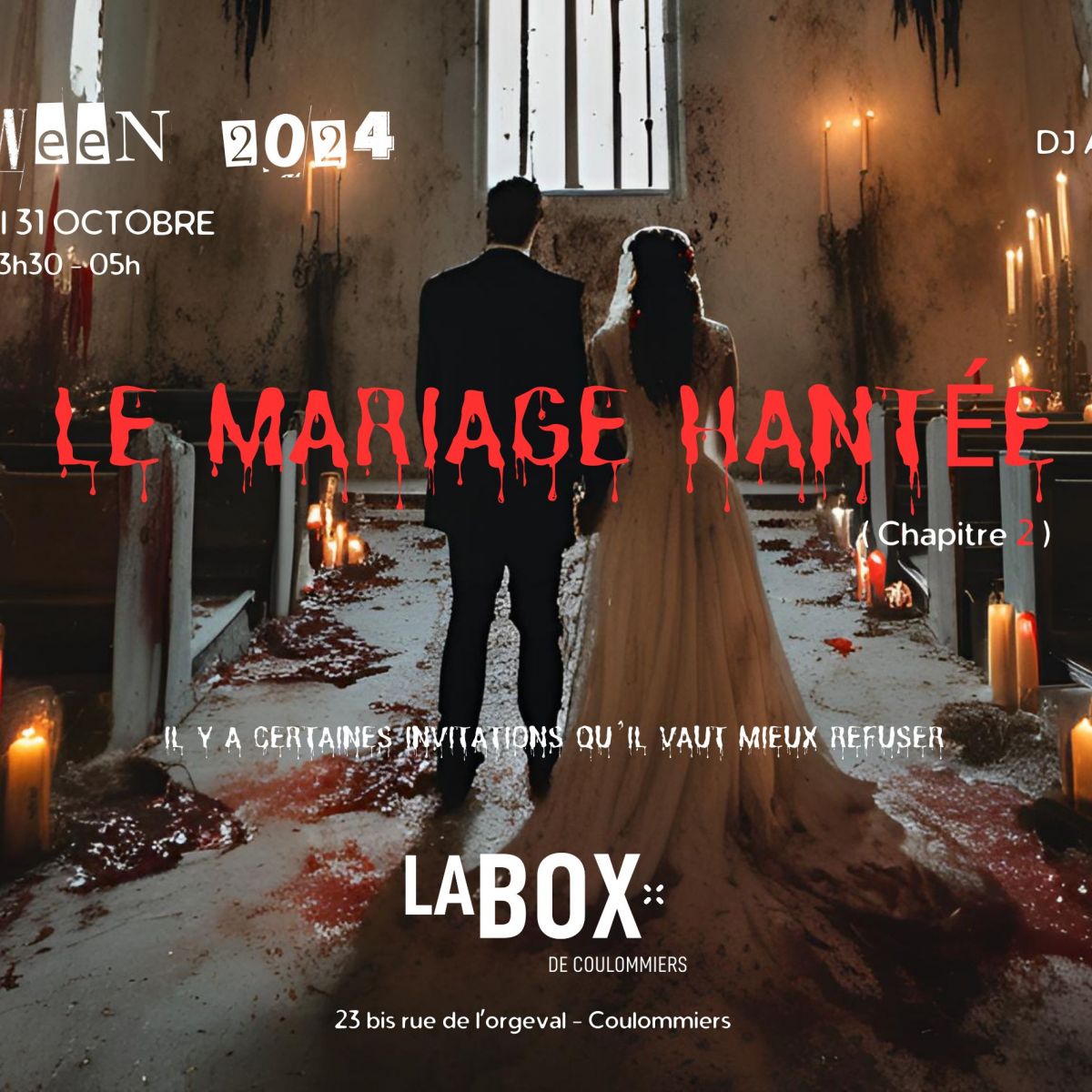 HALLOWEEN 2024 - LE MARIAGE HANTÉE ( Chapitre 2 )