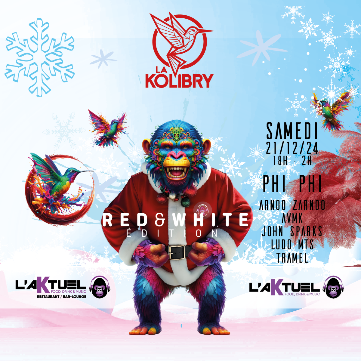 La Kolibry - Red & White Edition