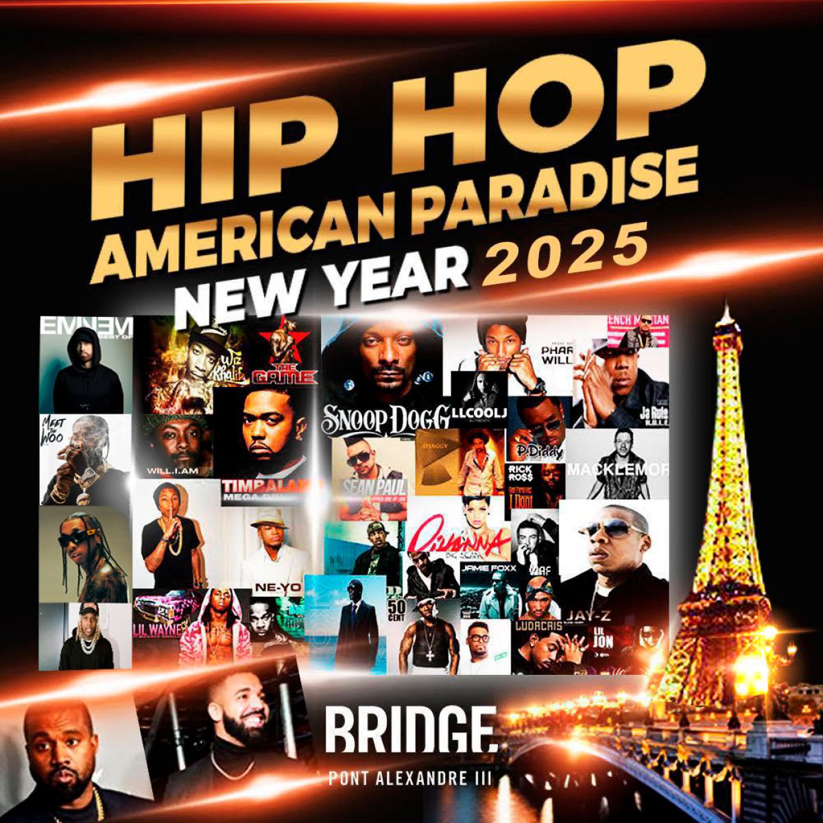 LE PLUS GRAND NOUVEL AN HIP HOP DE FRANCE ( OLD SCHOOL & NEW SCHOOL ) - 2500 PERSONNES ATTENDUES POUR L'EVENEMENT DE L'ANNEE !!!
