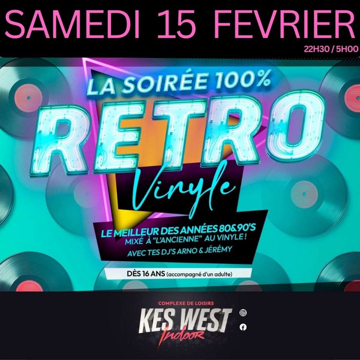 La 100% VINYLES - KESWEST (Salle Marilyn)