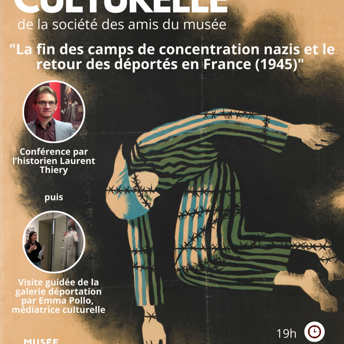 Soirée culturelle " La fin des camps de concentration nazis et le retour des déportés en France (1945)"