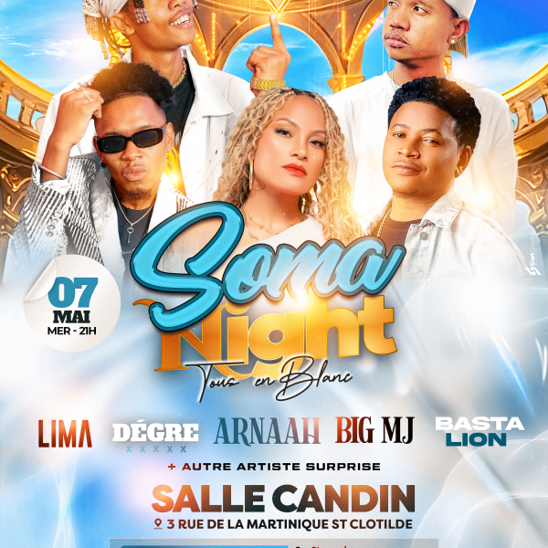 SOMA NIGHT tous en Blanc LA RÉUNION