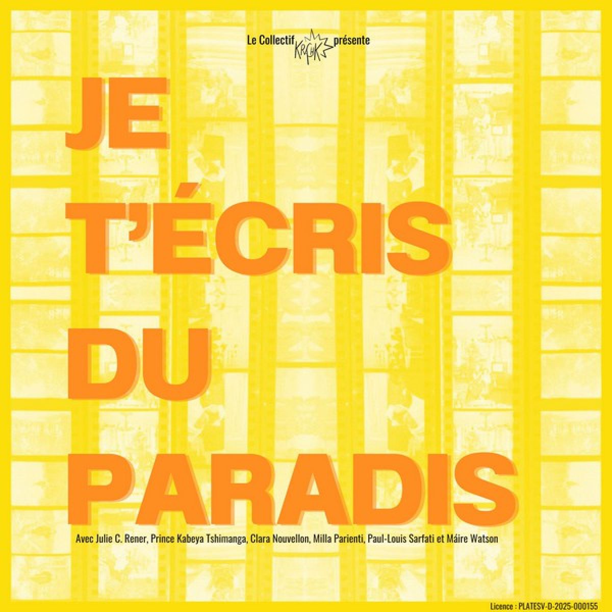 Je t'écris du paradis