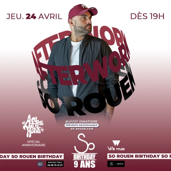 Afterwork Spécial Anniversaire - So Rouen