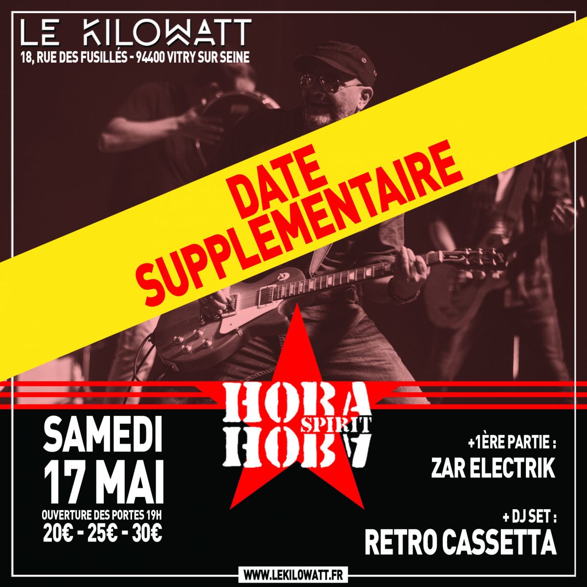 HOBA HOBA SPIRIT + Zar Electrik + Rétro Casséta