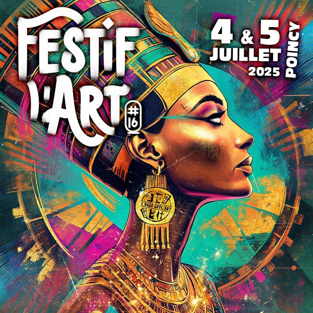Festif l’Art #16 – 4 & 5 juillet 2025 à Poincy (77)