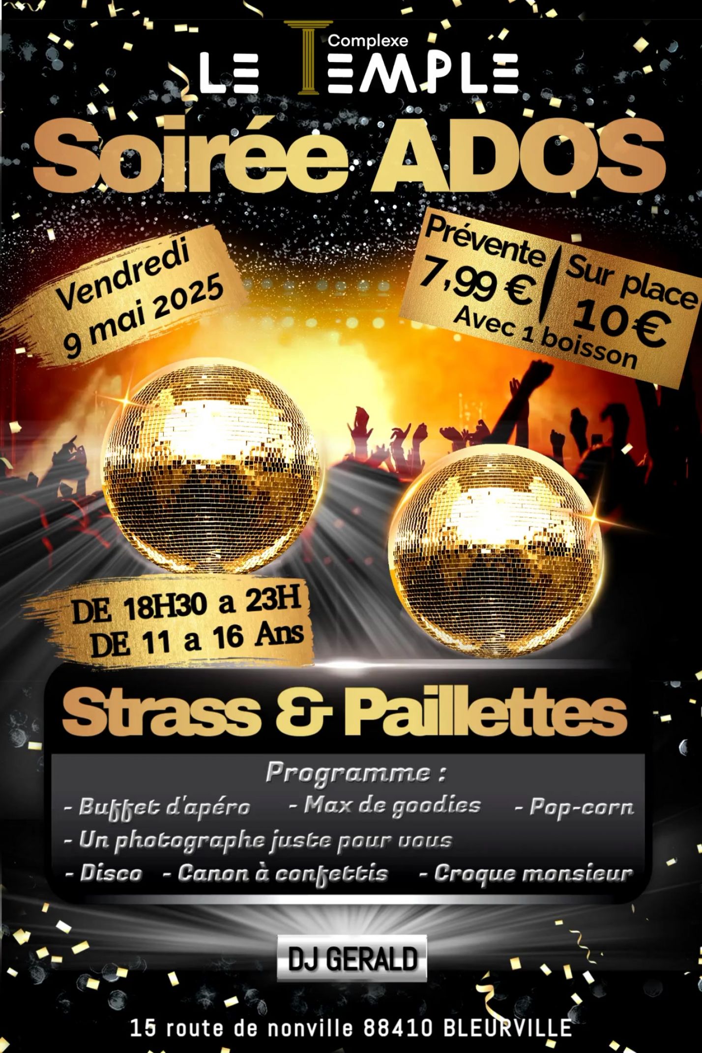 Soirée Ados Paillettes
