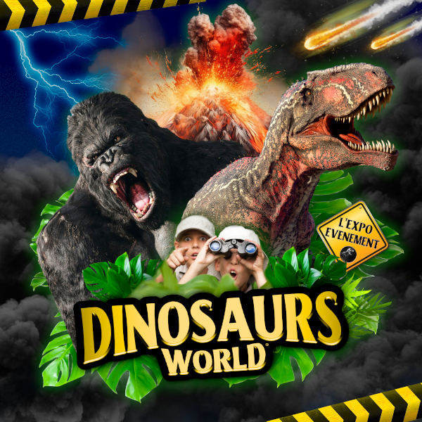 Exposition de dinosaures • Dinosaurs World à Tournai