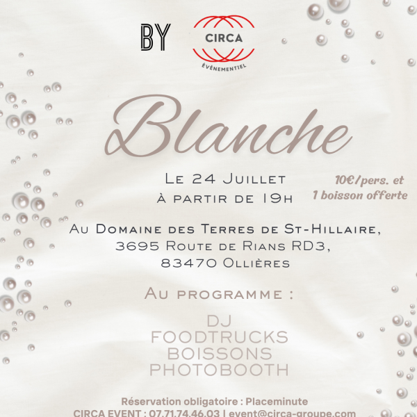 SOIREE BLANCHE BY CIRCA