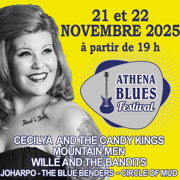 ATHENA BLUES FESTIVAL 2025 - PASS FESTIVAL ( 21/11 + 22/11)