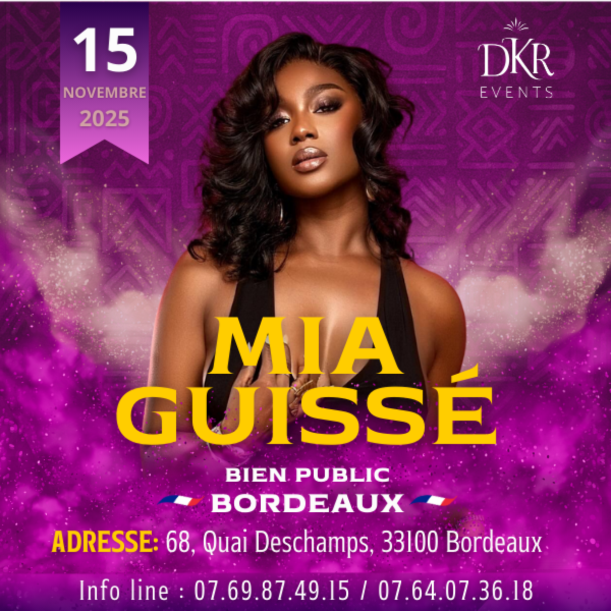 Concert Mia Guissé – Bordeaux – 15 novembre 2025