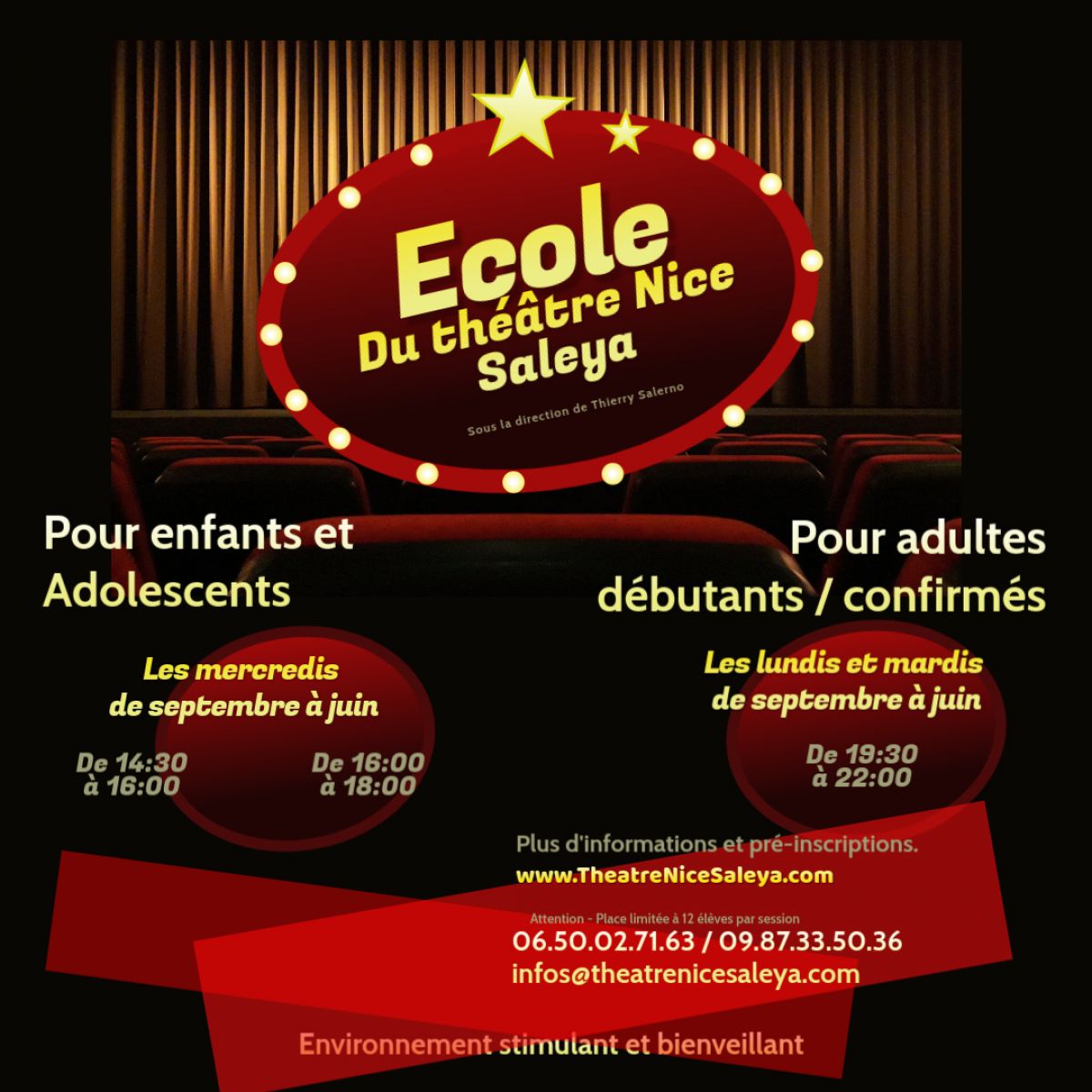 Réunion d'information Ateliers théâtre et Stages Radio