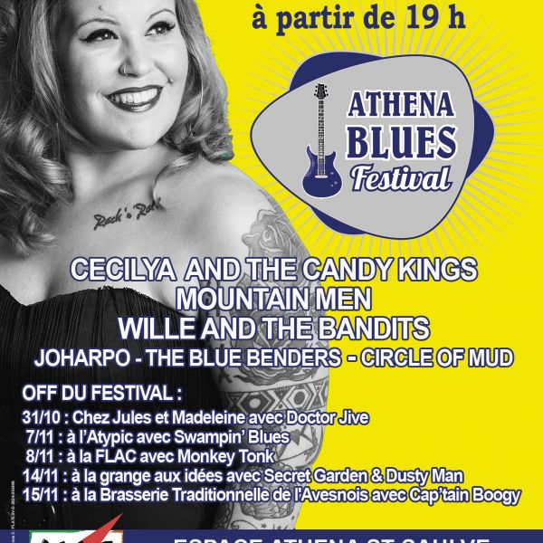 ATHENA BLUES FESTIVAL 2025 ( Wille and th bandits + Mountain Men + Circle of Mud)