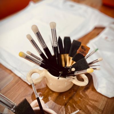 Atelier peinture sur t-shirt