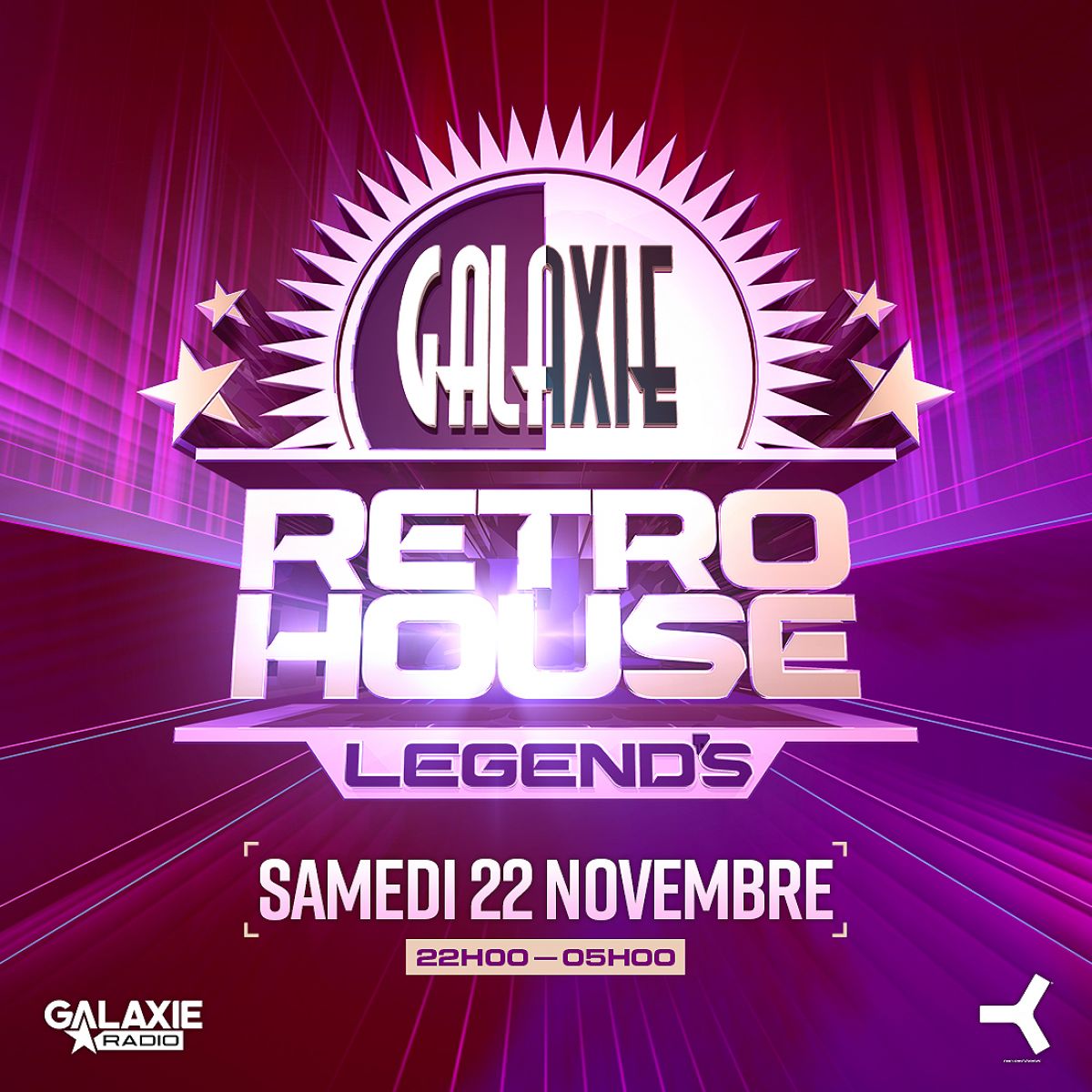 Galaxie Retro House Legend's - Samedi 22 Novembre 2025