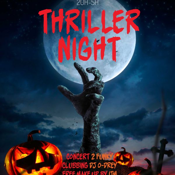 THRILLER NIGHT HALLOWEEN feat 2 FUNKY + FREE MAKE UP + DJ O-DREY @BIZZ'ART PARIS