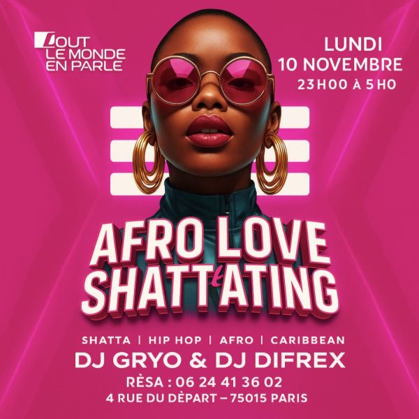 AFROLOVE & SHATTATING rooftop club ( veille de jours férié)